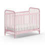 Voir la diapositive 1 : Paris Prix Lit Bébé  Bronxx  60x120cm Rose Mat