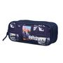 Voir la diapositive 2 : Bagtrotter BAGTROTTER Trousse scolaire 2 compartiments Offshore City Ville Bleue