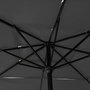 Voir la diapositive 5 : VIDAXL Parasol de jardin a 3 niveaux avec mat en aluminium anthracite