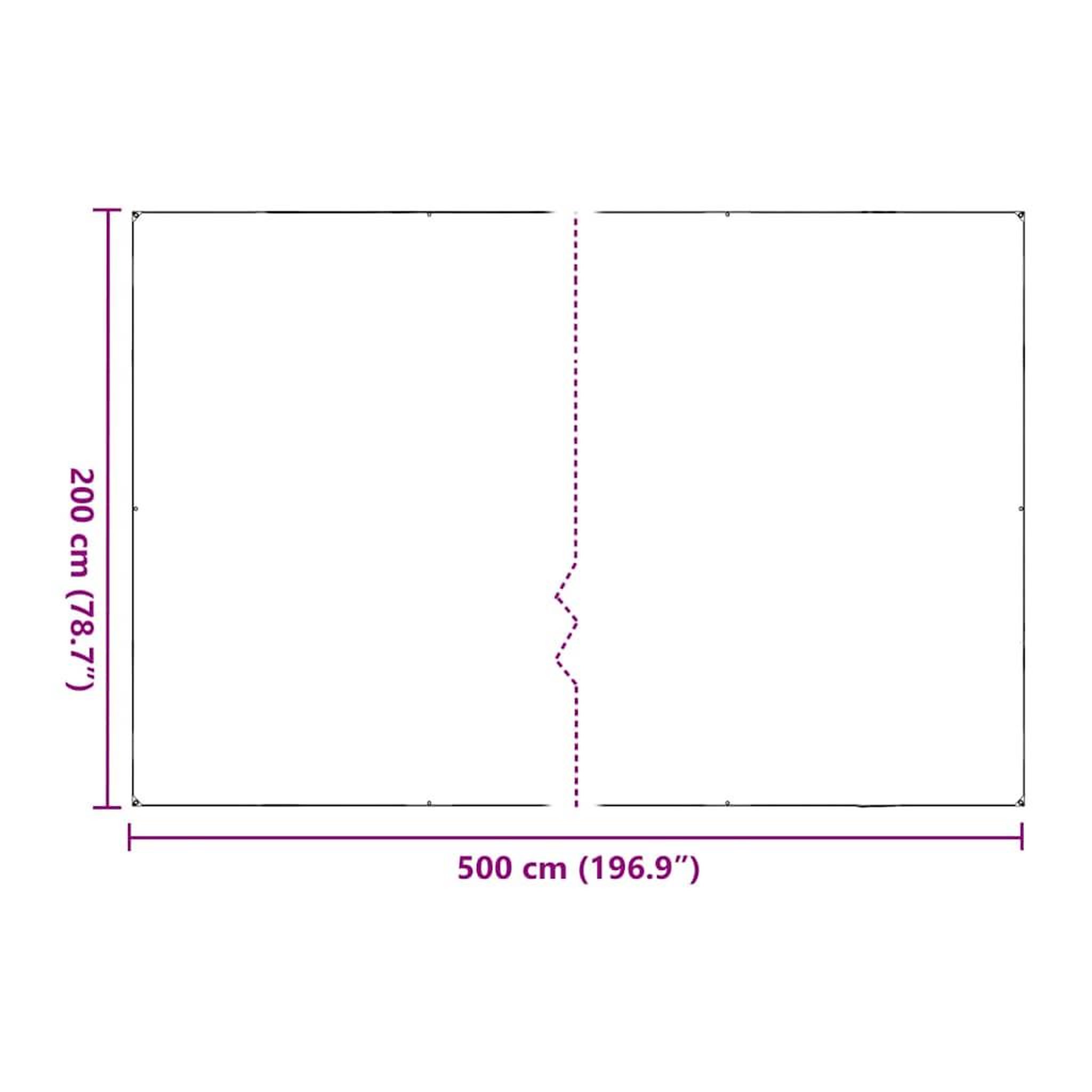 Voir la diapositive 6 : VIDAXL Housse de protection plantes avec œillets 2x5 m polyethylene