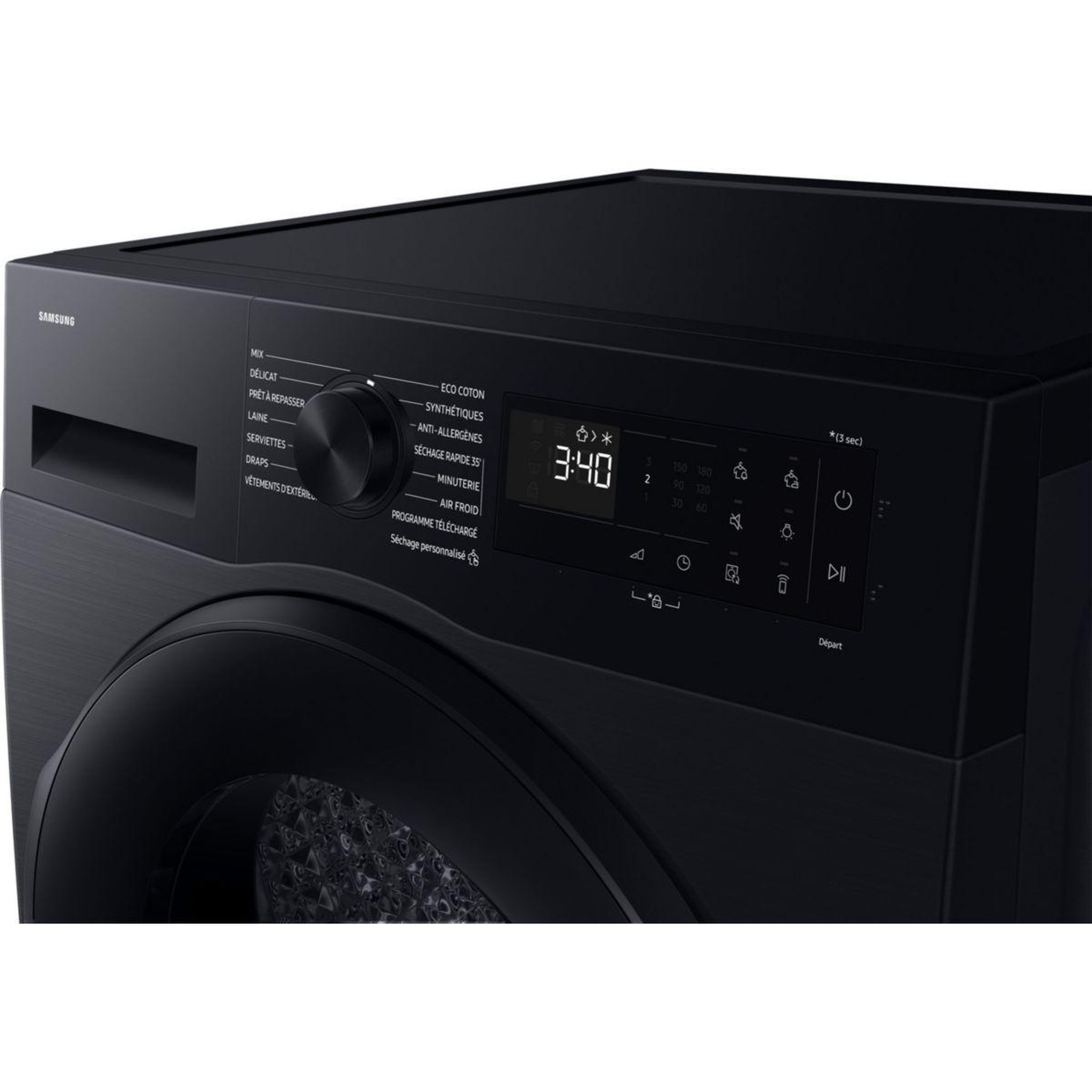 Voir la diapositive 4 : Samsung Sèche linge pompe à chaleur DV90DG52A0AB