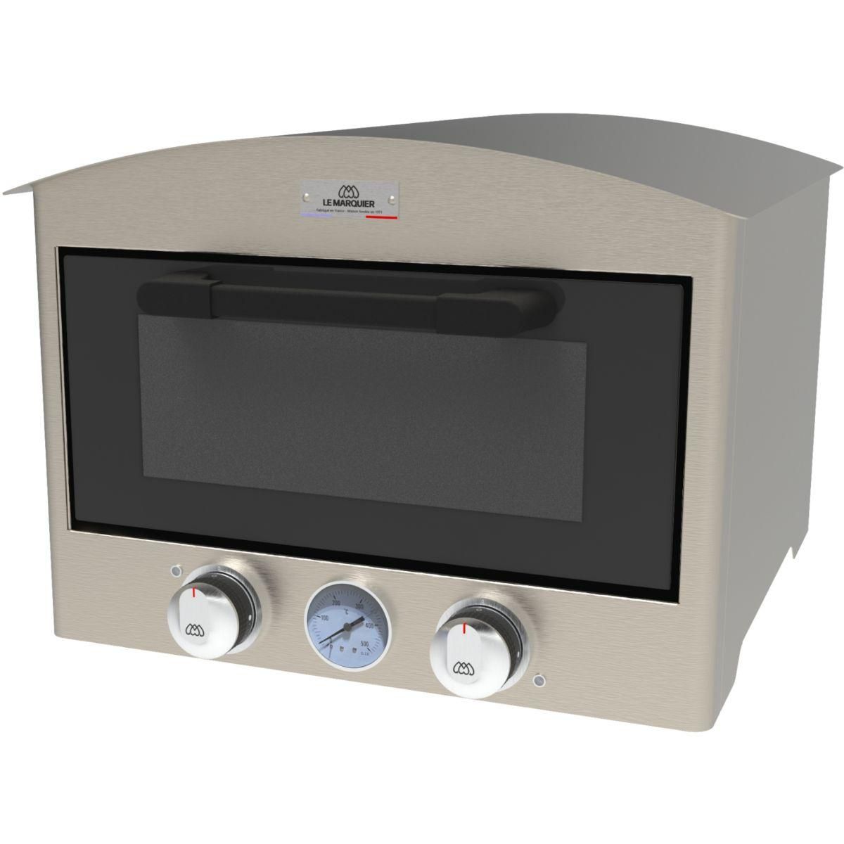 Le marquier Four à pizza électrique Signature 450 inox pizza 30 cm, jusqu'à 450°C