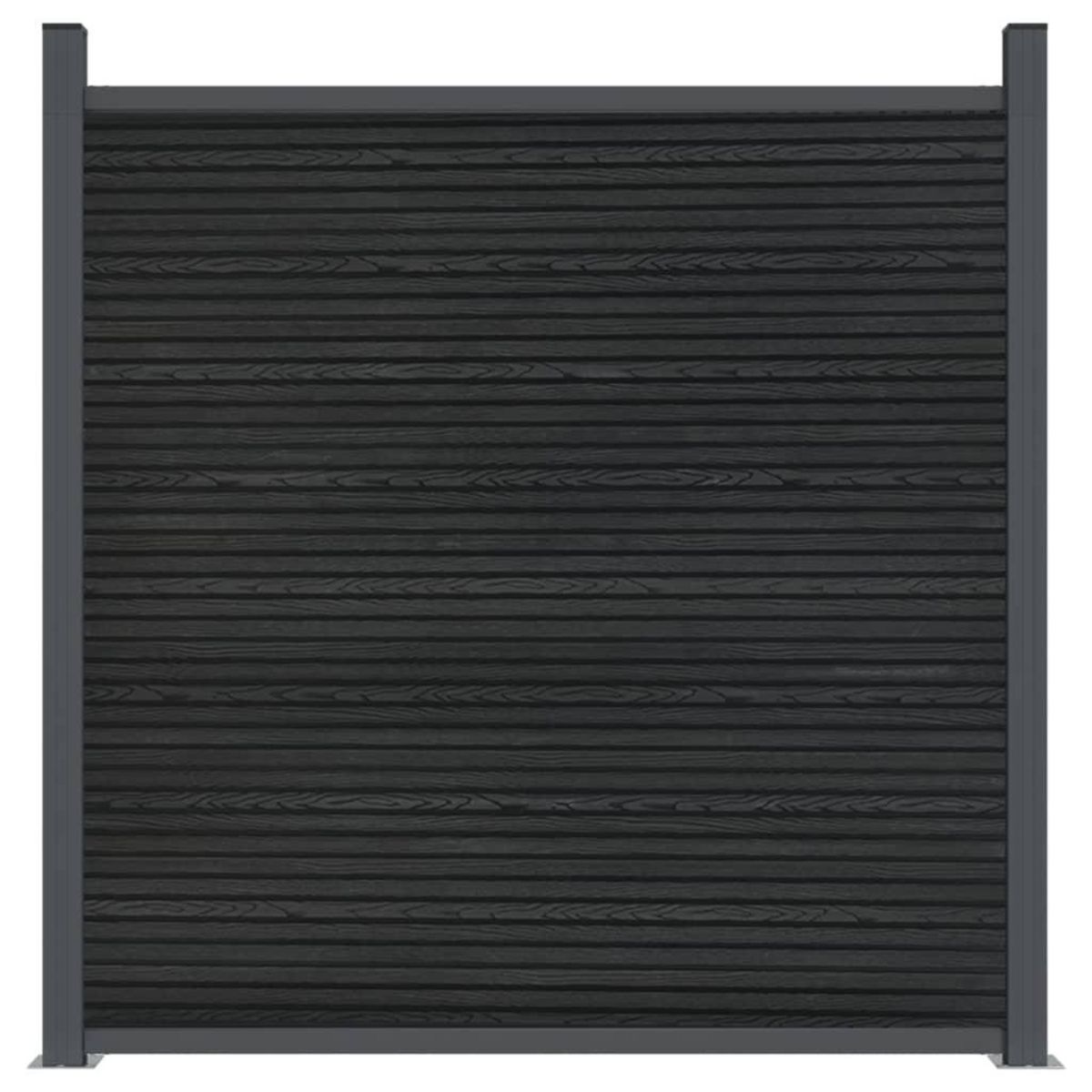 VIDAXL Panneau de cloture gris 173x186 cm WPC