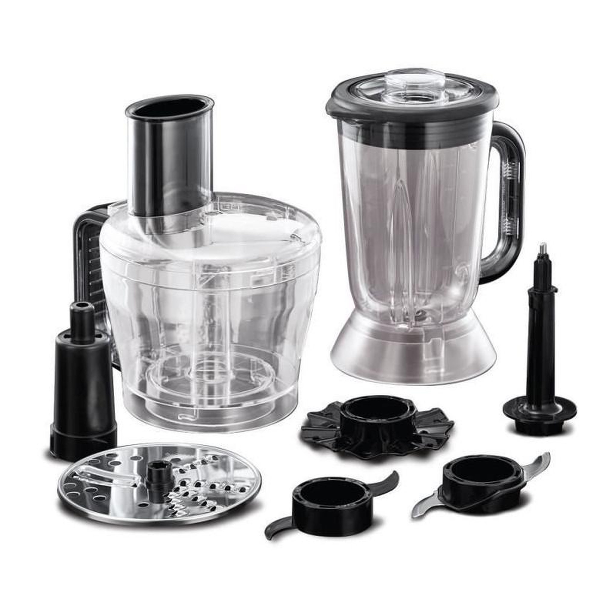 Voir la diapositive 3 : Russell Hobbs Robot Multifonction - RUSSELL HOBBS - Matte Black 24732-56 - 600 W - Bol 2,5 L - Lames inox - Disque réversible - Noir mat