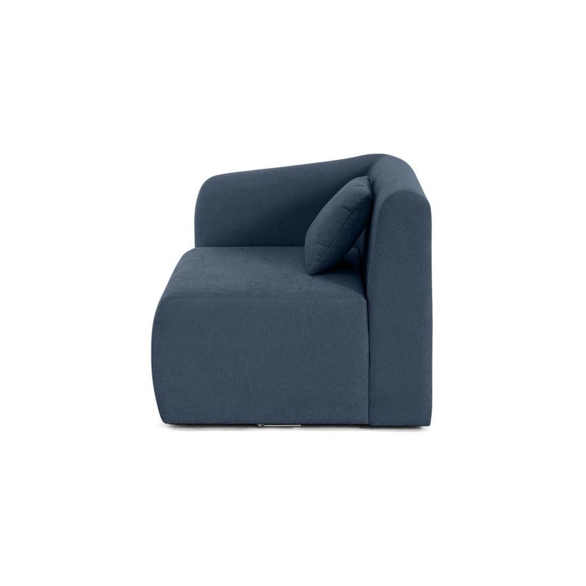 LISA DESIGN Ikare - module d'assise d'angle gauche - en tissu