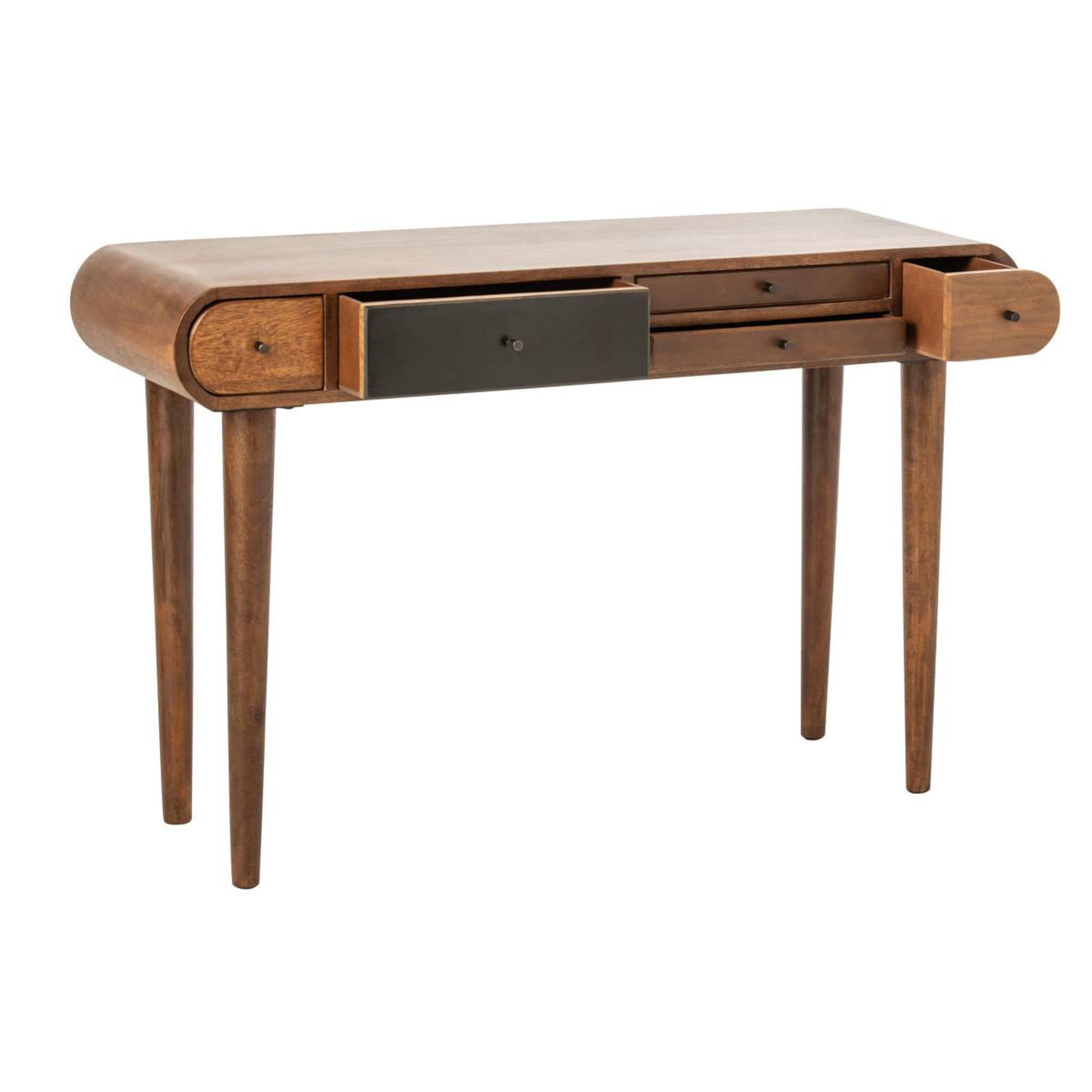 Voir la diapositive 2 : J-LINE Console 5 tiroirs en bois  sixty  120cm naturel