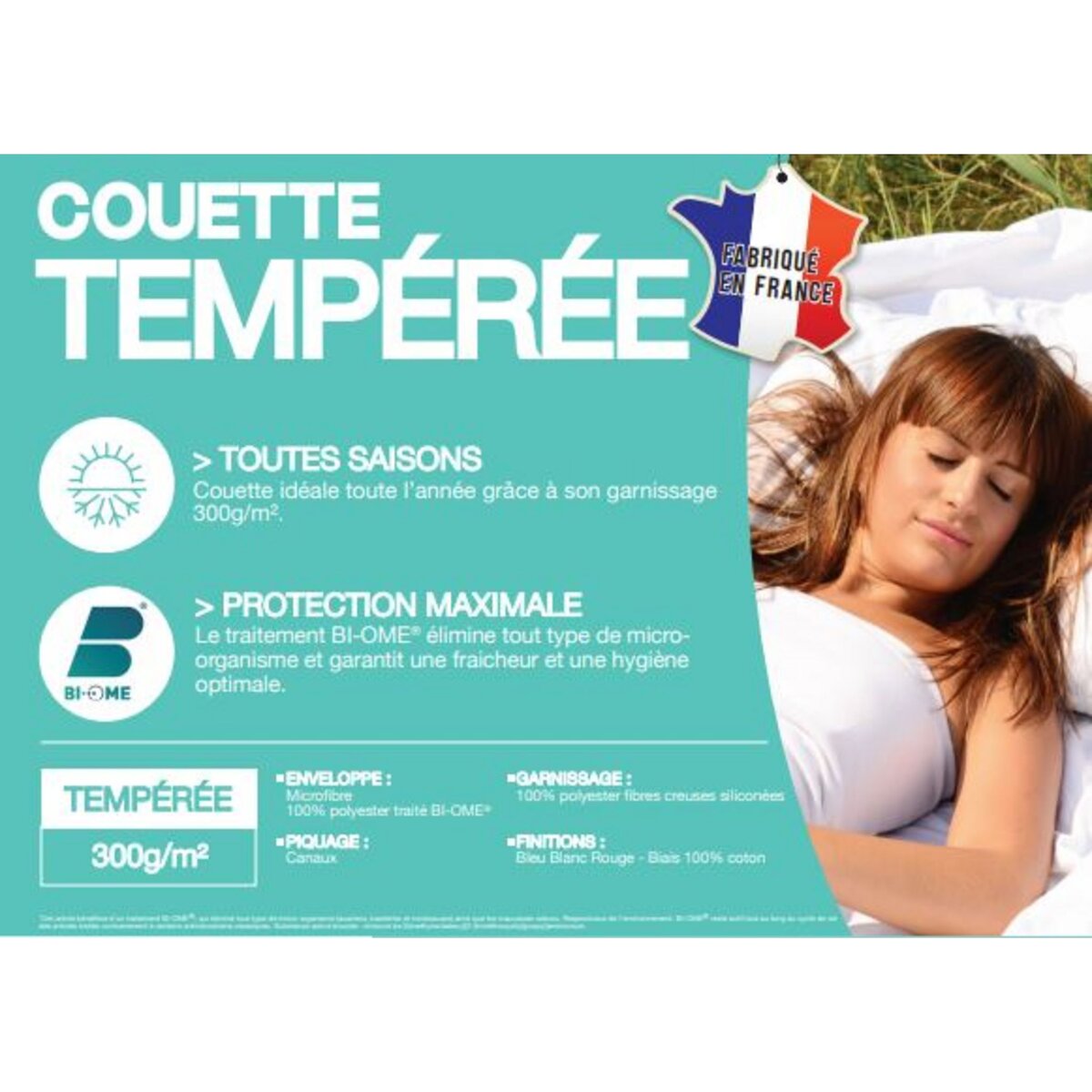 Couette légére Colas Normand anti acariens