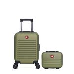 SWISS KOPPER SWISS KOPPER - LOT DE 2 - Valises cabine XXS et vanity WIL. Coloris disponibles : Rose, Beige, Gris, Bleu, Rouge, Noir