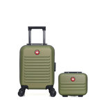 SWISS KOPPER SWISS KOPPER - LOT DE 2 - Valises cabine XXS et vanity WIL. Coloris disponibles : Rouge, Gris, Bleu, Rose, Beige