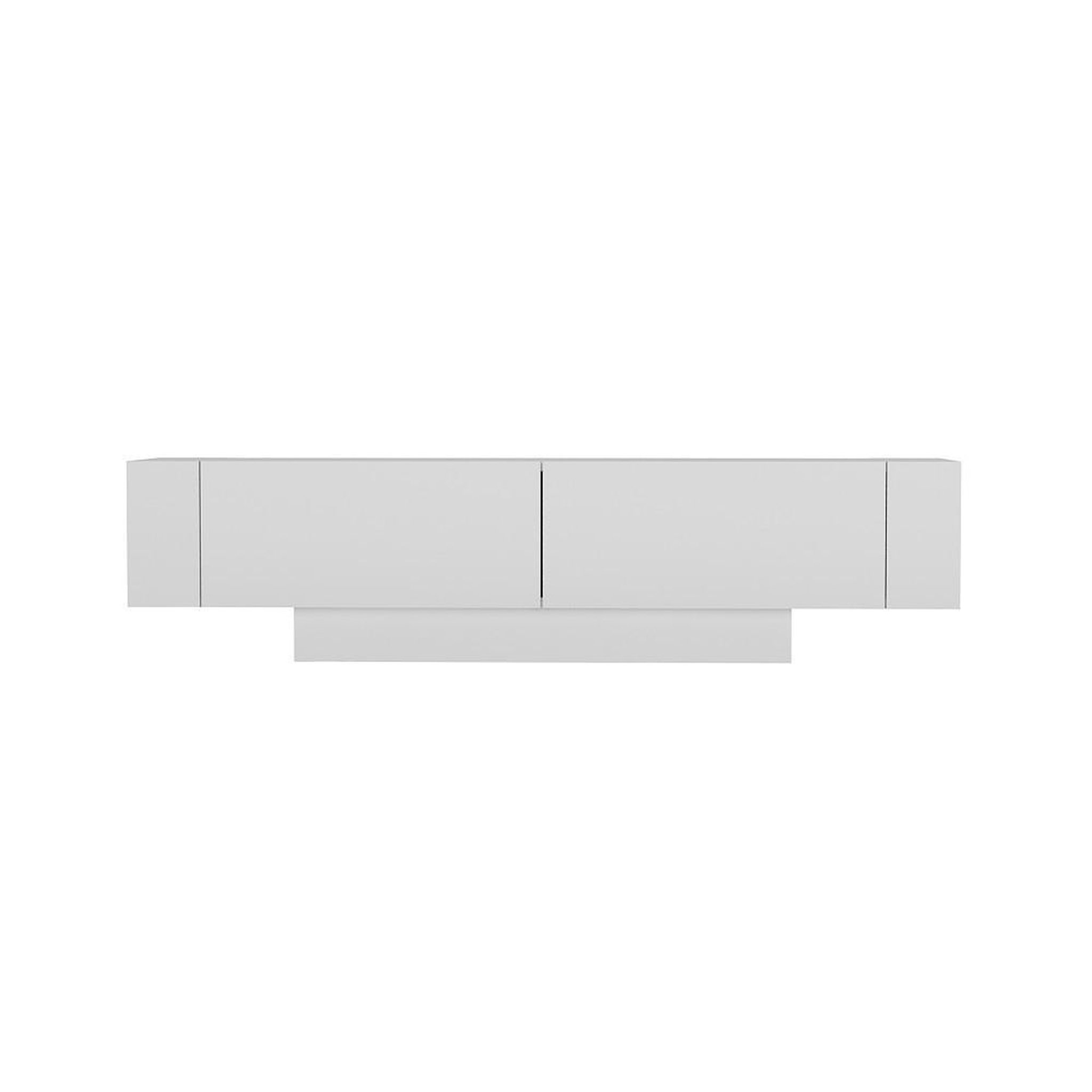 Voir la diapositive 4 : Habitat et Jardin Meuble tv en bois  matera  - 150 x 31 x 41 cm - blanc