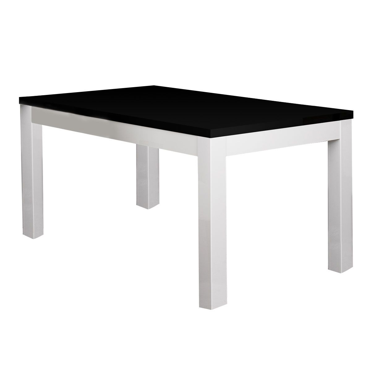Table de séjour L190cm GENOVA, bicolore