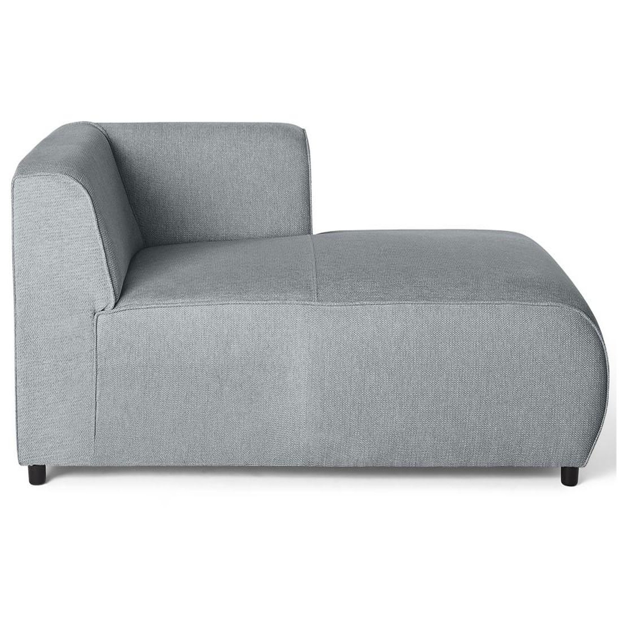 Voir la diapositive 5 : LISA DESIGN Suaro - module d'assise méridienne droit en tissu texturé