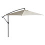 Voir la diapositive 1 : GARDENSTAR Parasol déporté avec manivelle - Aluminium - D3m - Nomade