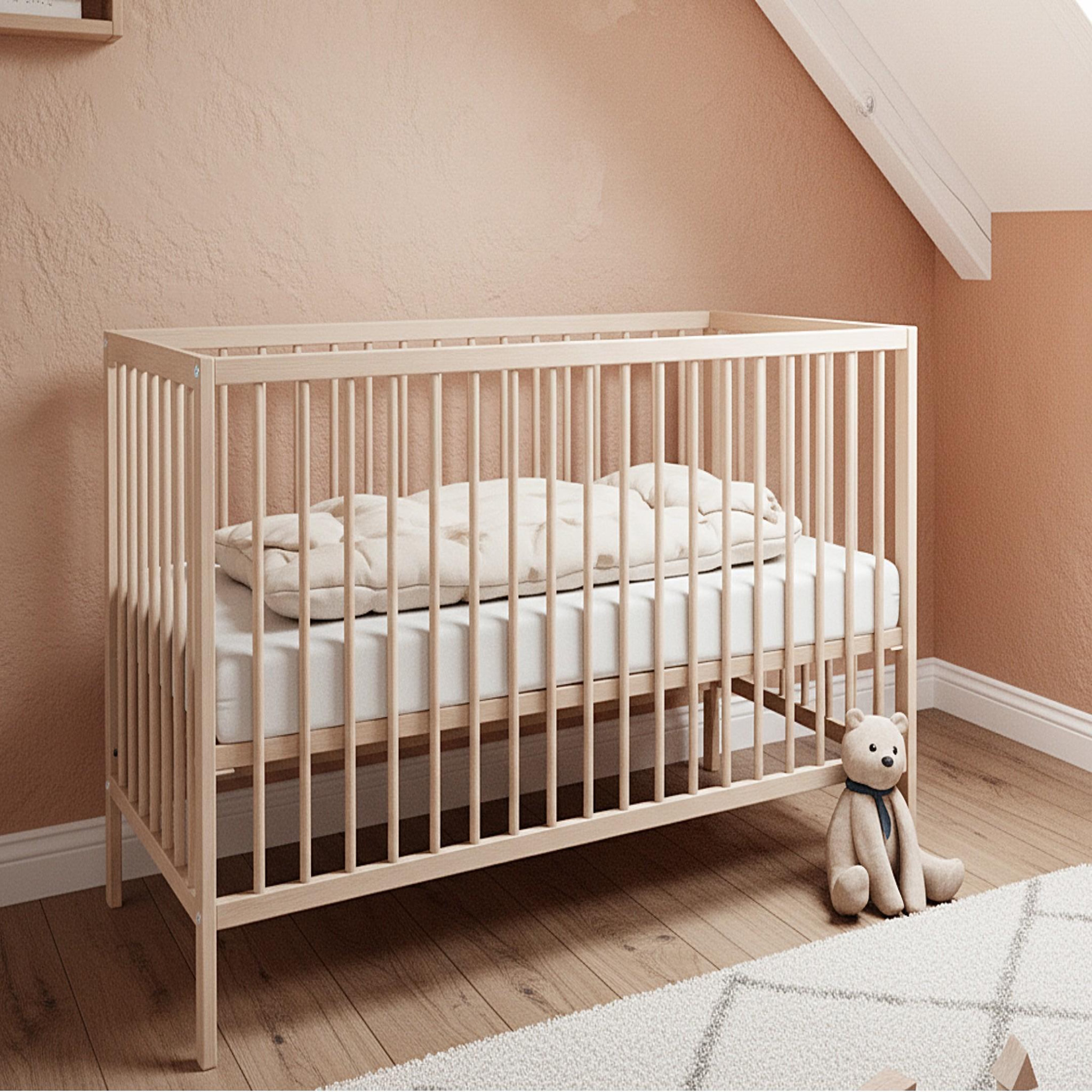 Voir la diapositive 5 : AT4 Lit bébé ESSENTIEL en bois