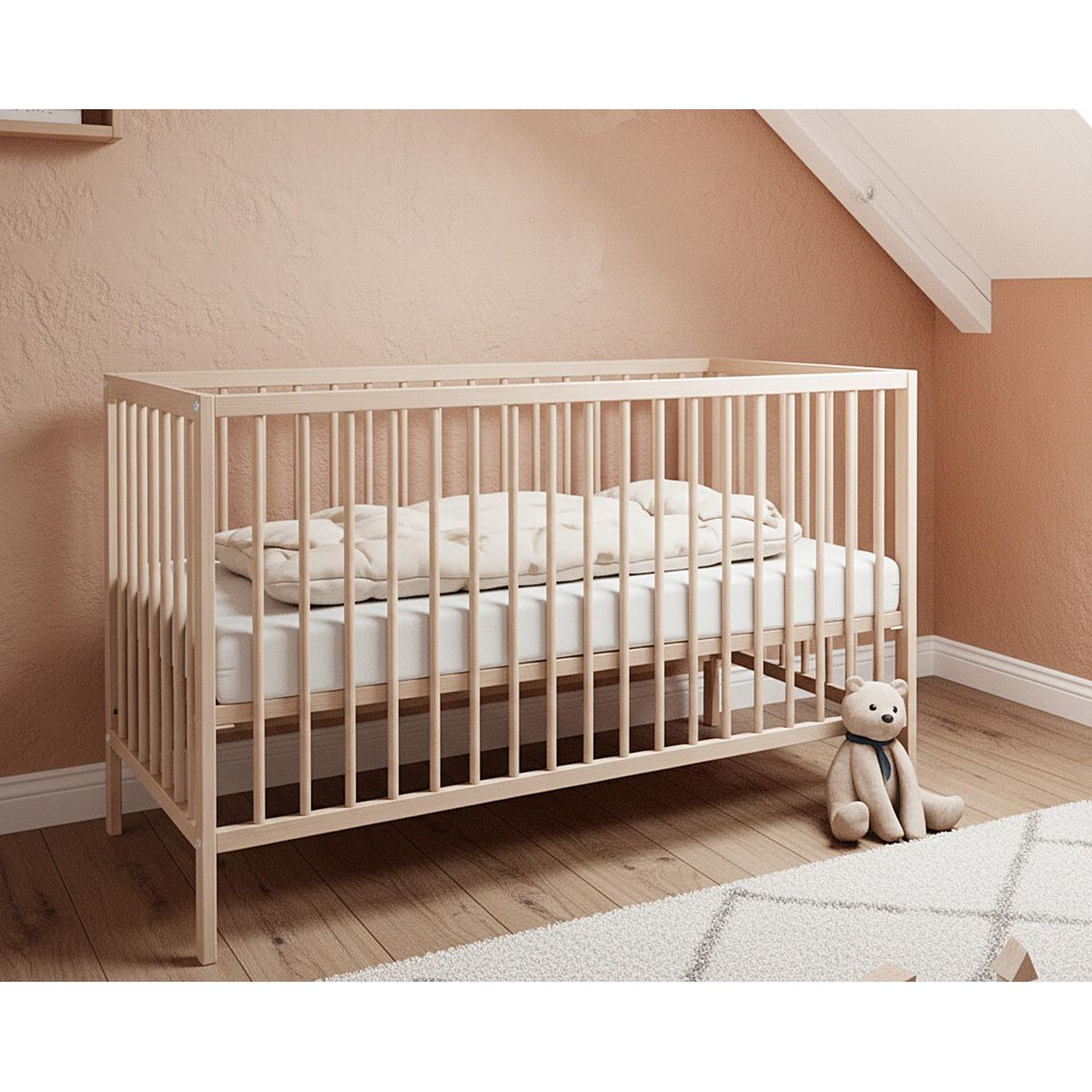 AT4 Lit bébé ESSENTIEL en bois