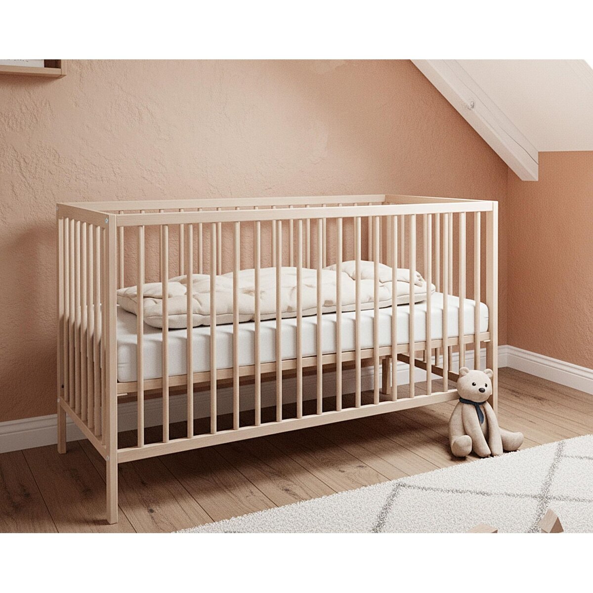 AT4 Lit bébé ESSENTIEL en bois