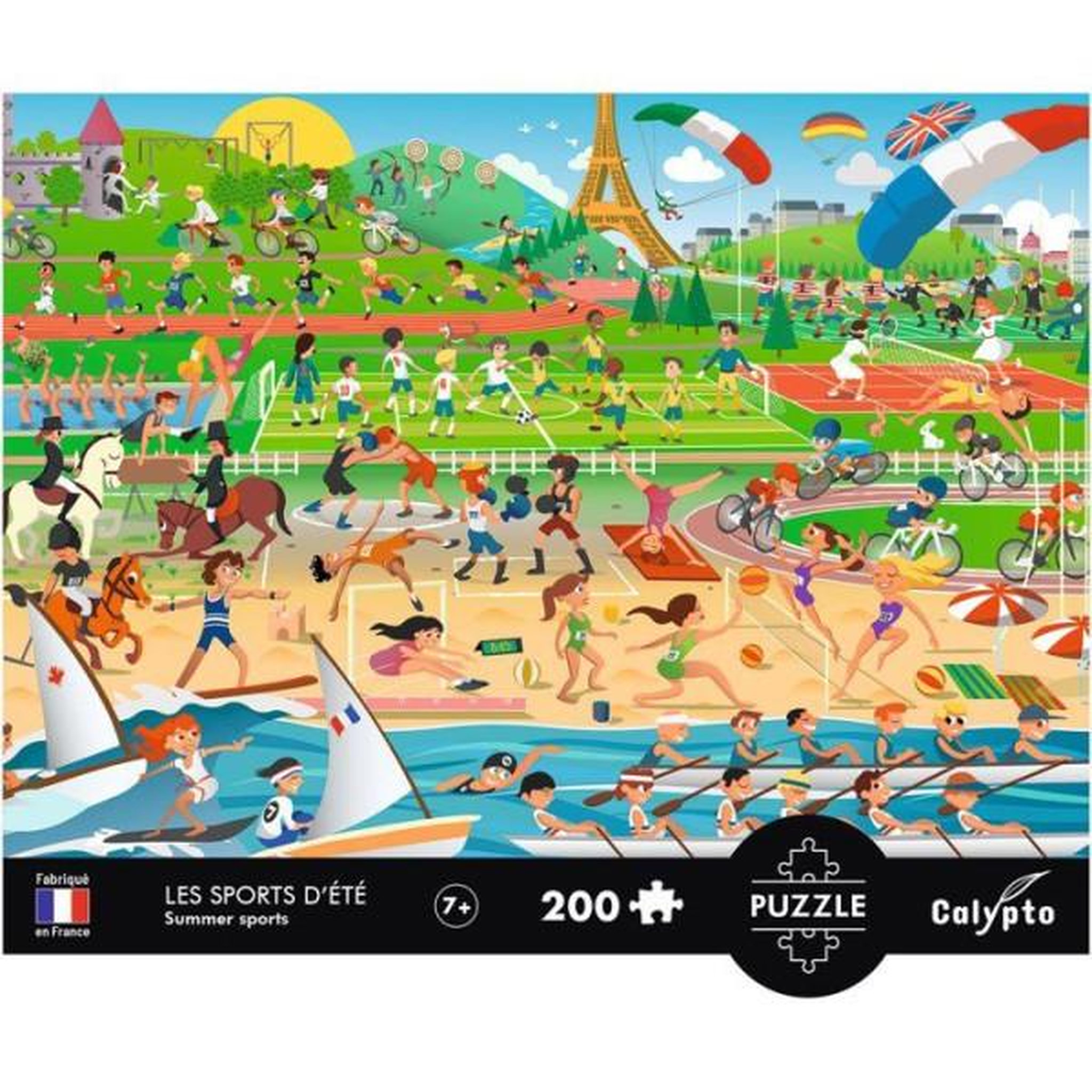 Voir la diapositive 3 : Sentosphere Puzzle 200 pieces Les sports d'été