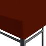 Voir la diapositive 3 : VIDAXL Toile superieure de gazebo 310 g/m^2 3x4 m Terre cuite