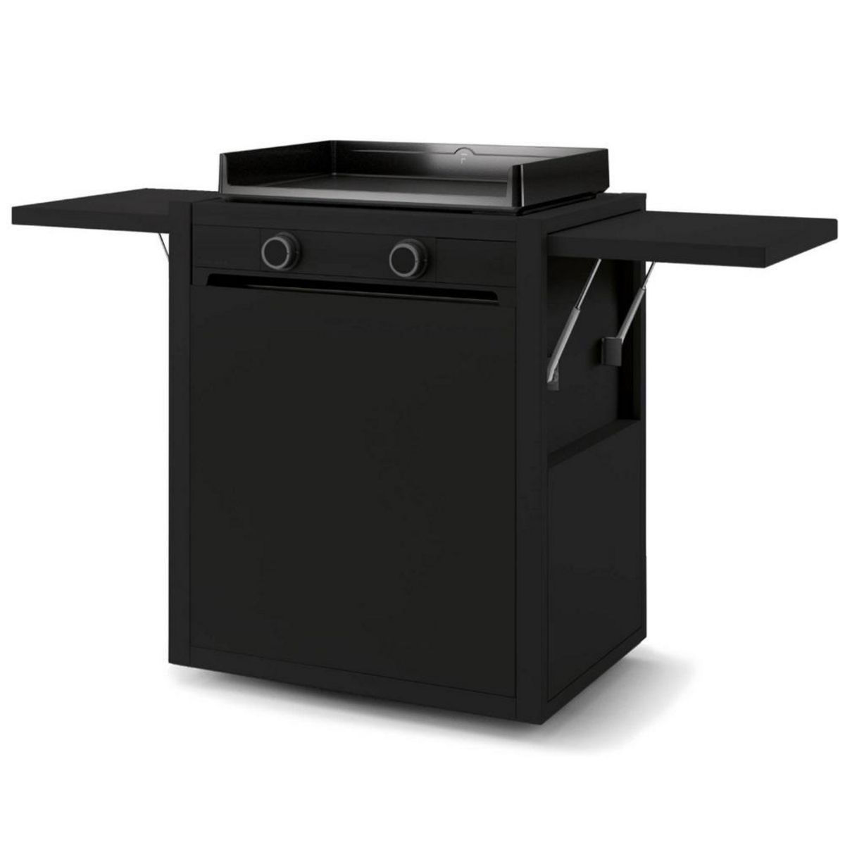 FORGE ADOUR Chariot pour plancha noir/acier - CHMAF60N
