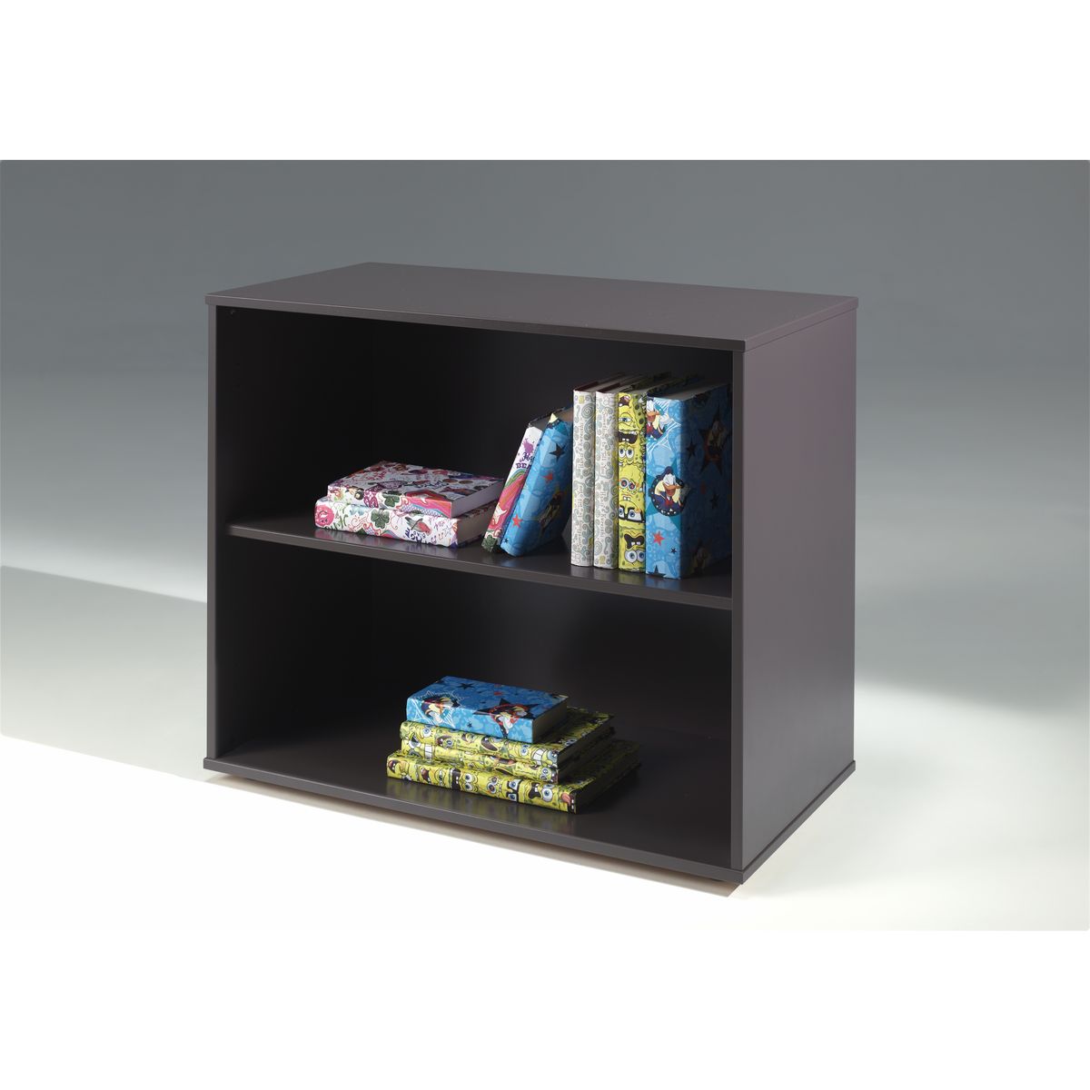 Bibliothèque en pin massif WOODY, 2 coloris