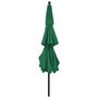 Voir la diapositive 4 : VIDAXL Parasol de jardin a 3 niveaux avec mat en aluminium vert 3,5 m