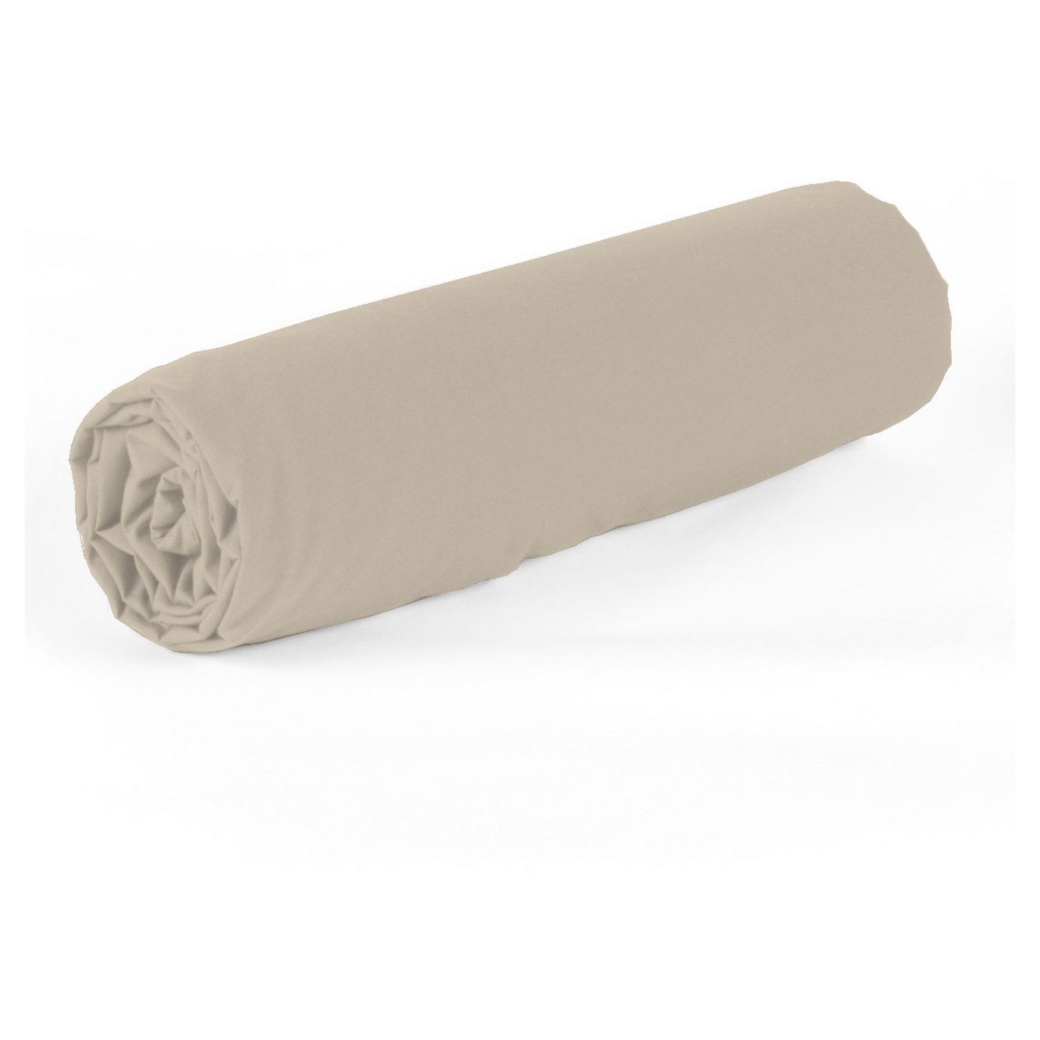 Voir la diapositive 2 : Drap housse uni en coton 47 fils 