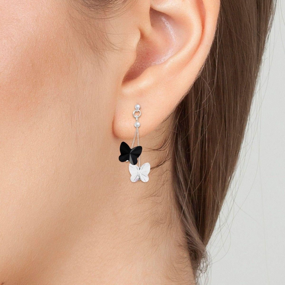 SC CRYSTAL Boucles d'oreilles papillons par SC Crystal®