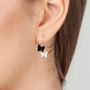 Voir la diapositive 2 : SC CRYSTAL Boucles d'oreilles papillons par SC Crystal®