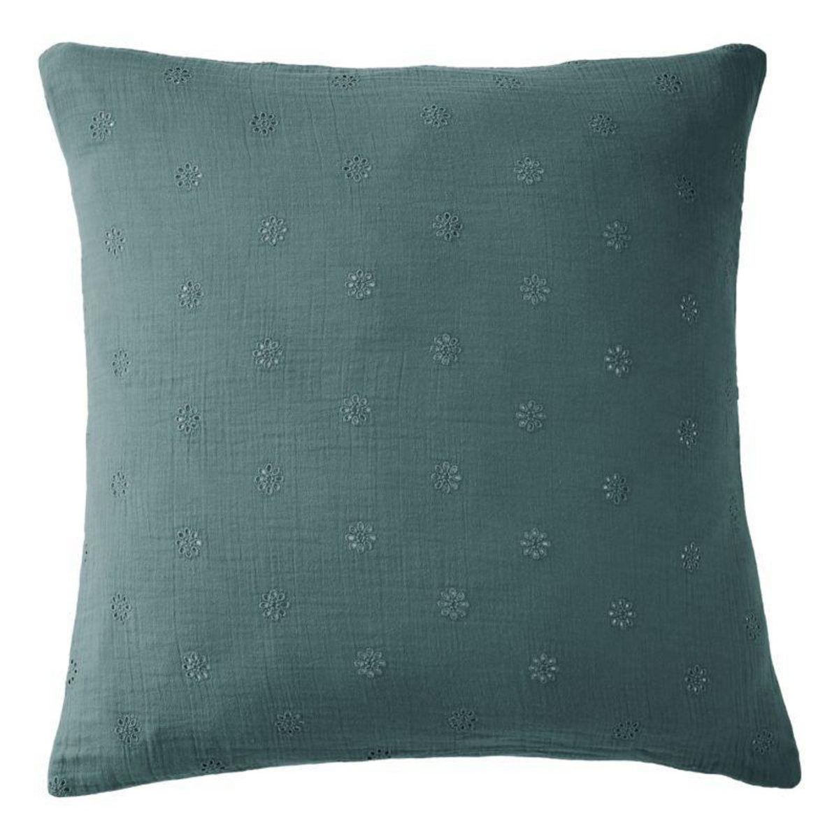 L EFFET PAPILLON Taie d'oreiller Brodée Déco  Gaïa Boho  60 x 60 cm & 50 x 70 cm  Gaze de Coton  l'Effet Papillon -  - 50 x 70 cm
