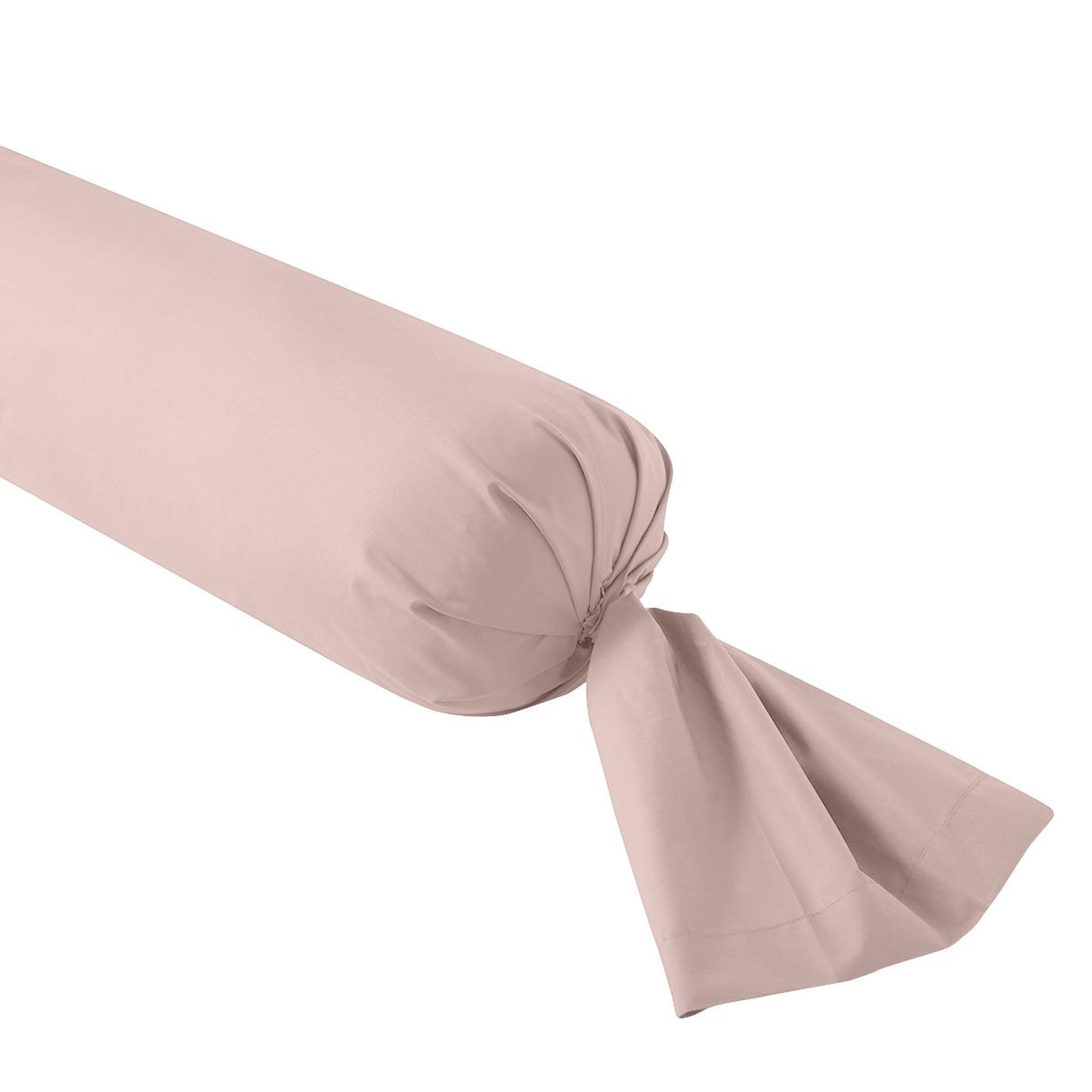DODO Taie de traversin Influence Percale Litchi. Coloris disponibles : Rose