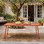 Voir la diapositive 5 : CONCEPT USINE Table de jardin 6 places 160cm terracotta BERGAME