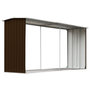 Voir la diapositive 2 : VIDAXL Abri de stockage de bois Acier galvanise 330x92x153 cm Marron
