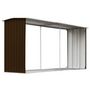 Voir la diapositive 2 : VIDAXL Abri de stockage de bois Acier galvanise 330x92x153 cm Marron