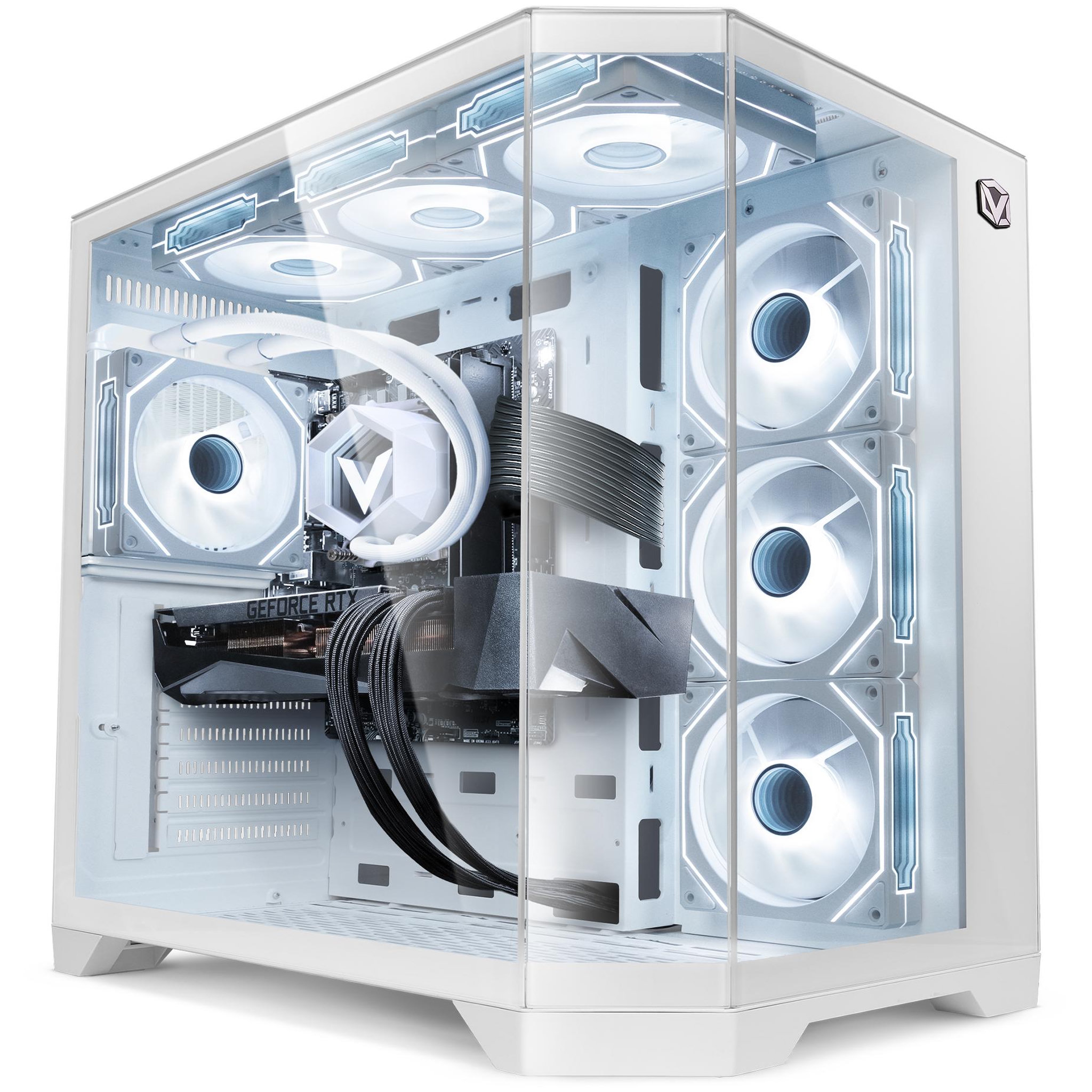 VIBOX PC Gamer - Ryzen 7 7800X3D, RTX 5070, 32 Go RAM, 1 To SSD, Windows 11, WiFi 6 + Bluetooth 5.4