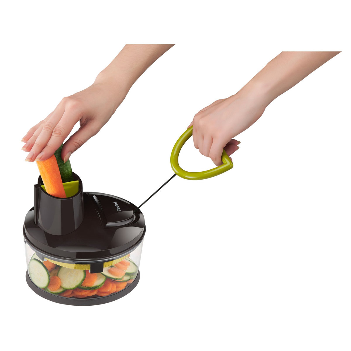 TEFAL Robot manuel pour trancher et raper 1,2 litres 