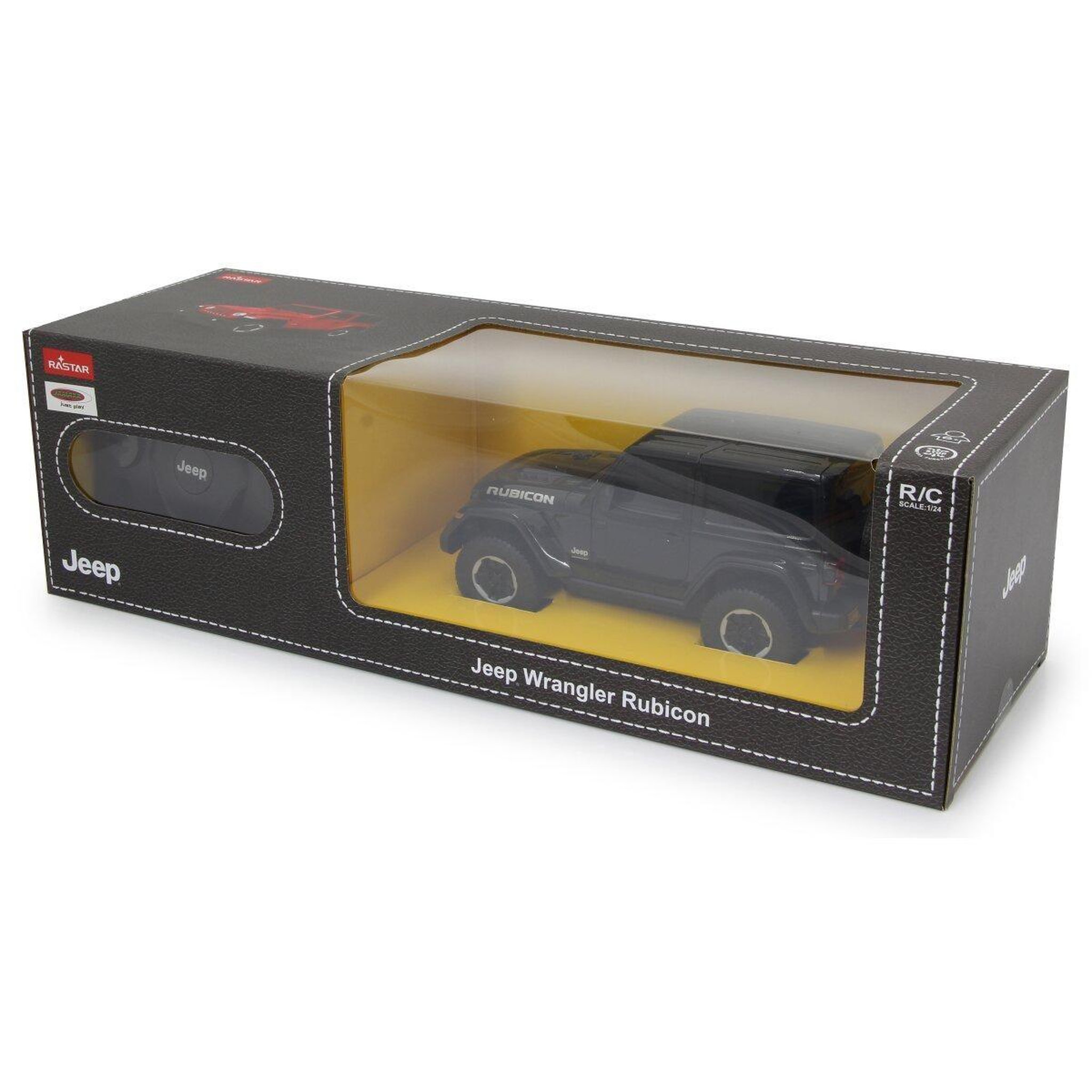 Voir la diapositive 3 : Jamara Voiture télécommandée jeep wrangler jl 1:24 noir 2,4ghz