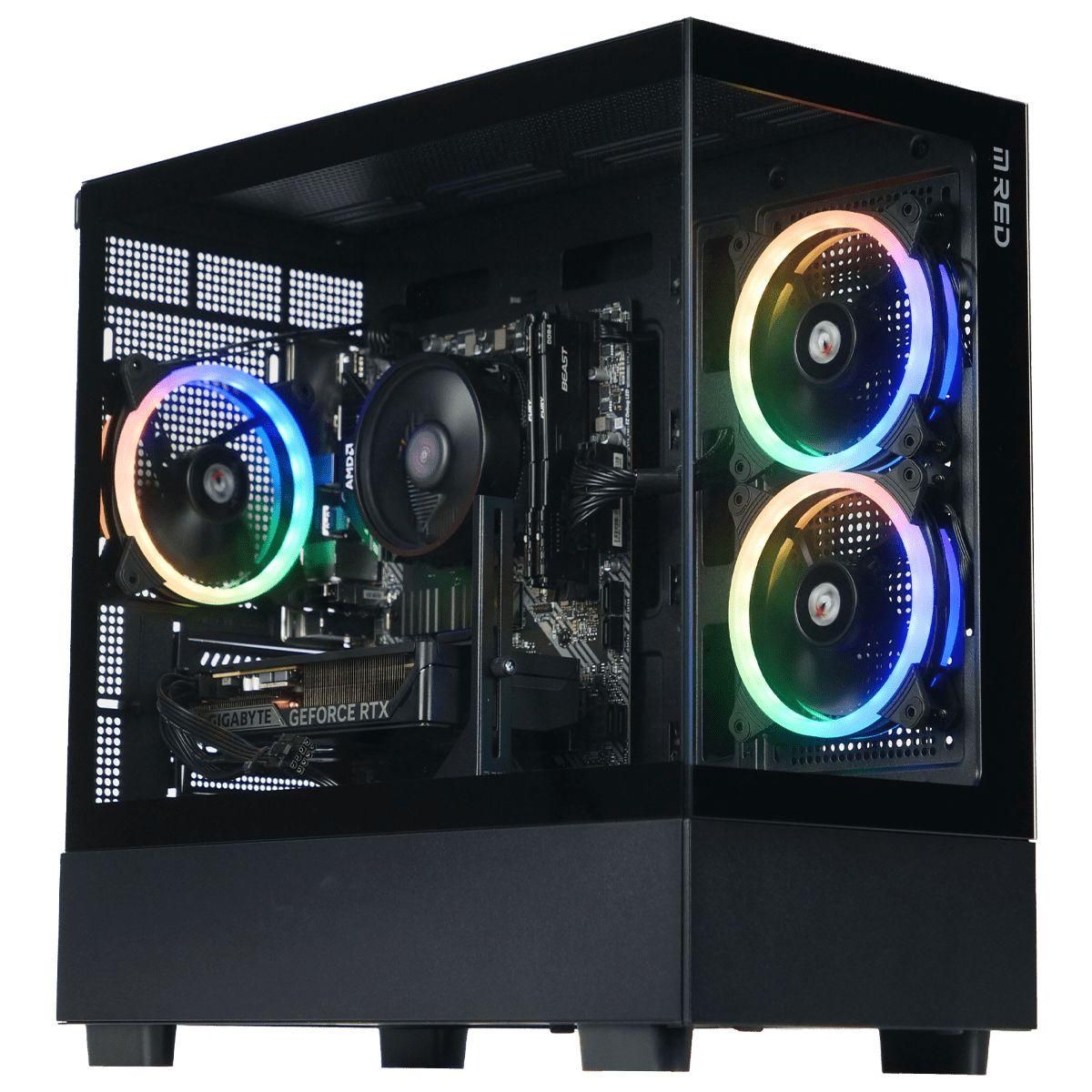 MRED PC Gamer RTX 5060 R5 5500 16Go 512Go Sans OS