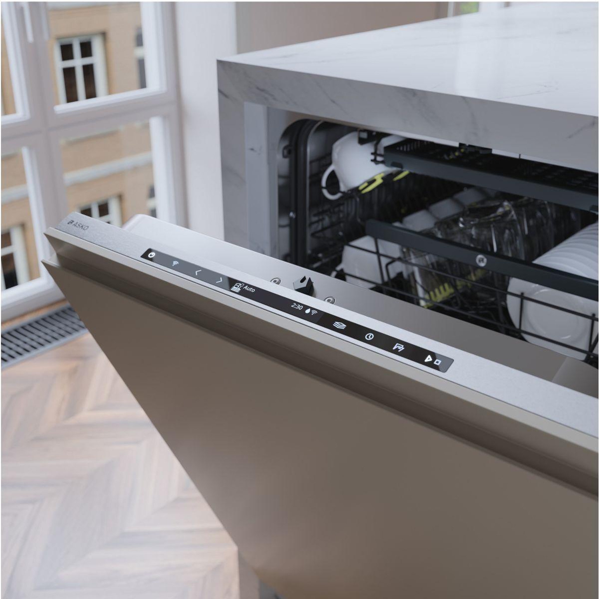 Voir la diapositive 4 : ASKO Lave vaisselle encastrable dsd747u
