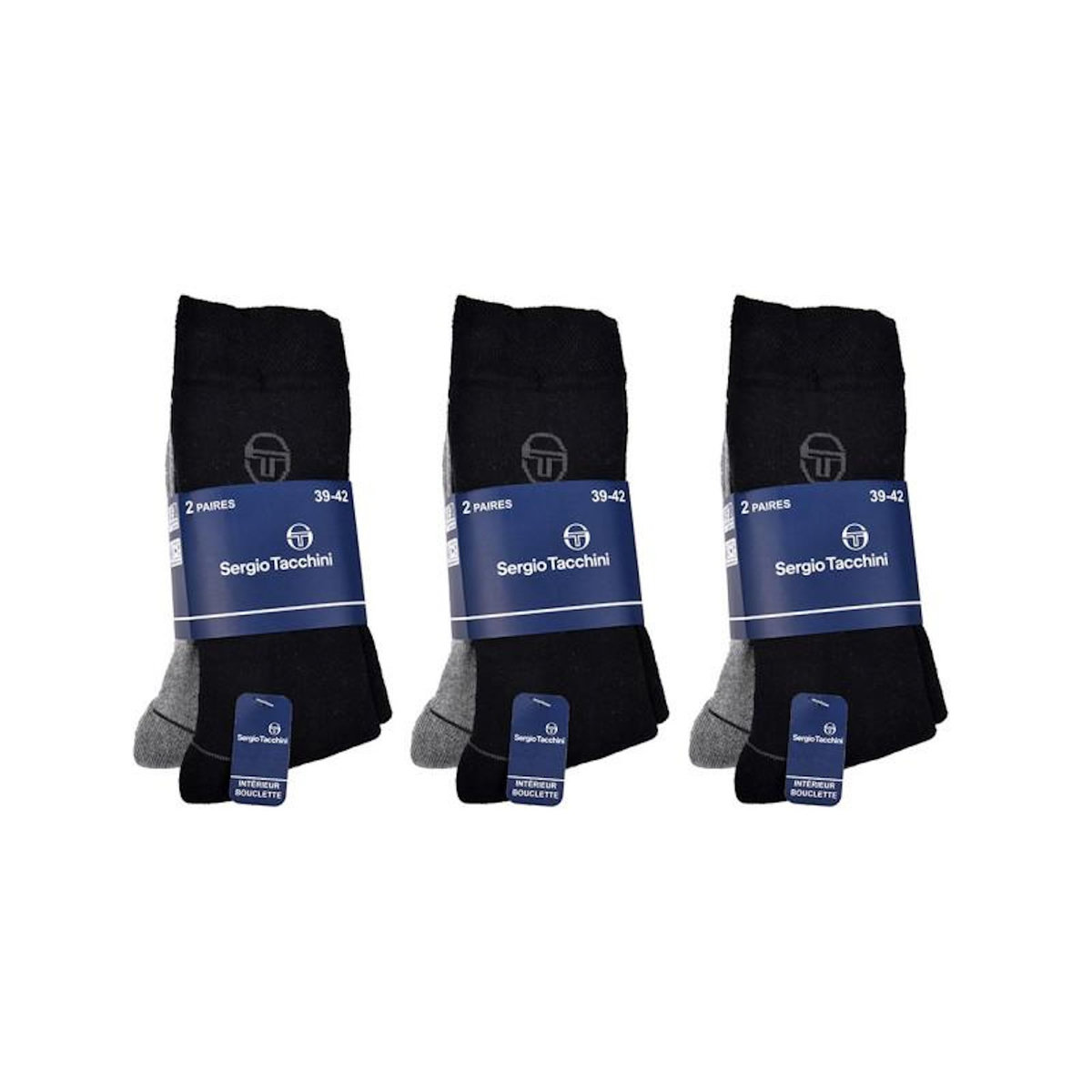 SERGIO TACCHINI Chaussettes Homme VILLE SERGIO TACCHINI Lot de 6 BOUCLETTE