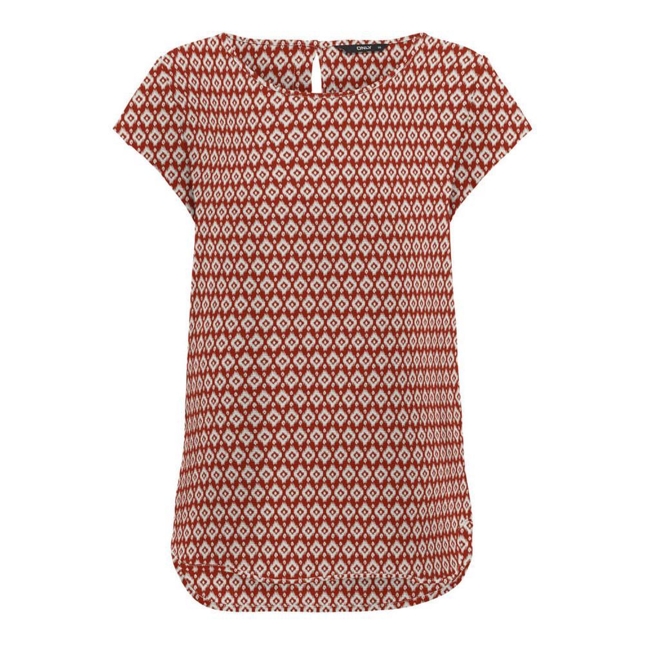Voir la diapositive 1 : Only Top Rouge imprimé Femme Only Nova