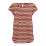 Voir la diapositive 1 : Only Top Rouge imprimé Femme Only Nova