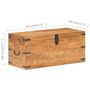 Voir la diapositive 6 : VIDAXL Coffre 90x40x40 cm Bois d'acacia solide
