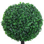 Voir la diapositive 6 : OUTSUNNY Buis artificiel topiaire artificielle en forme de boules dim. Ø 30 x 112H cm vert