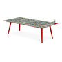 Voir la diapositive 1 : Paris Prix Table Basse 1 Cover  City  120cm Rouge