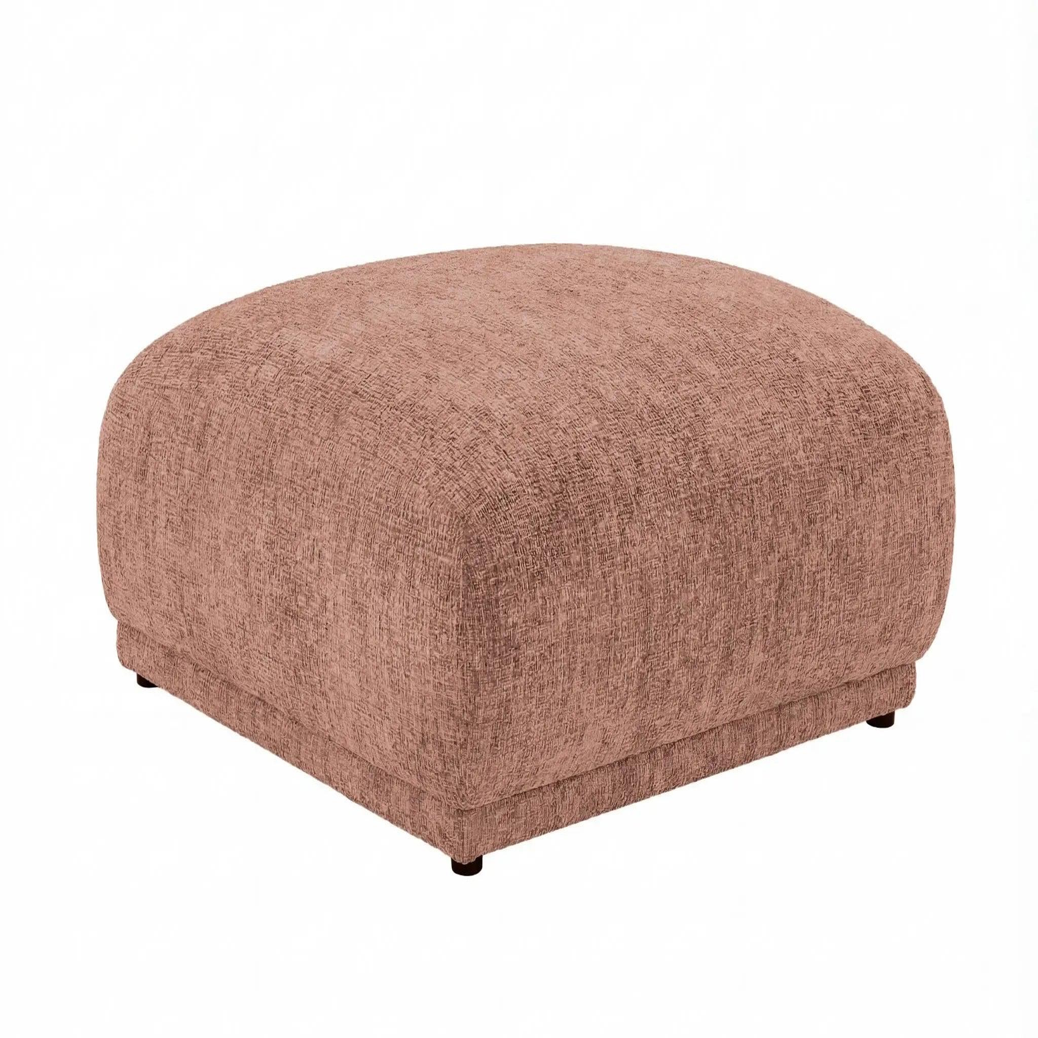 Voir la diapositive 5 : CASANOVA PARIS Rosalie - pouf tissu chenille