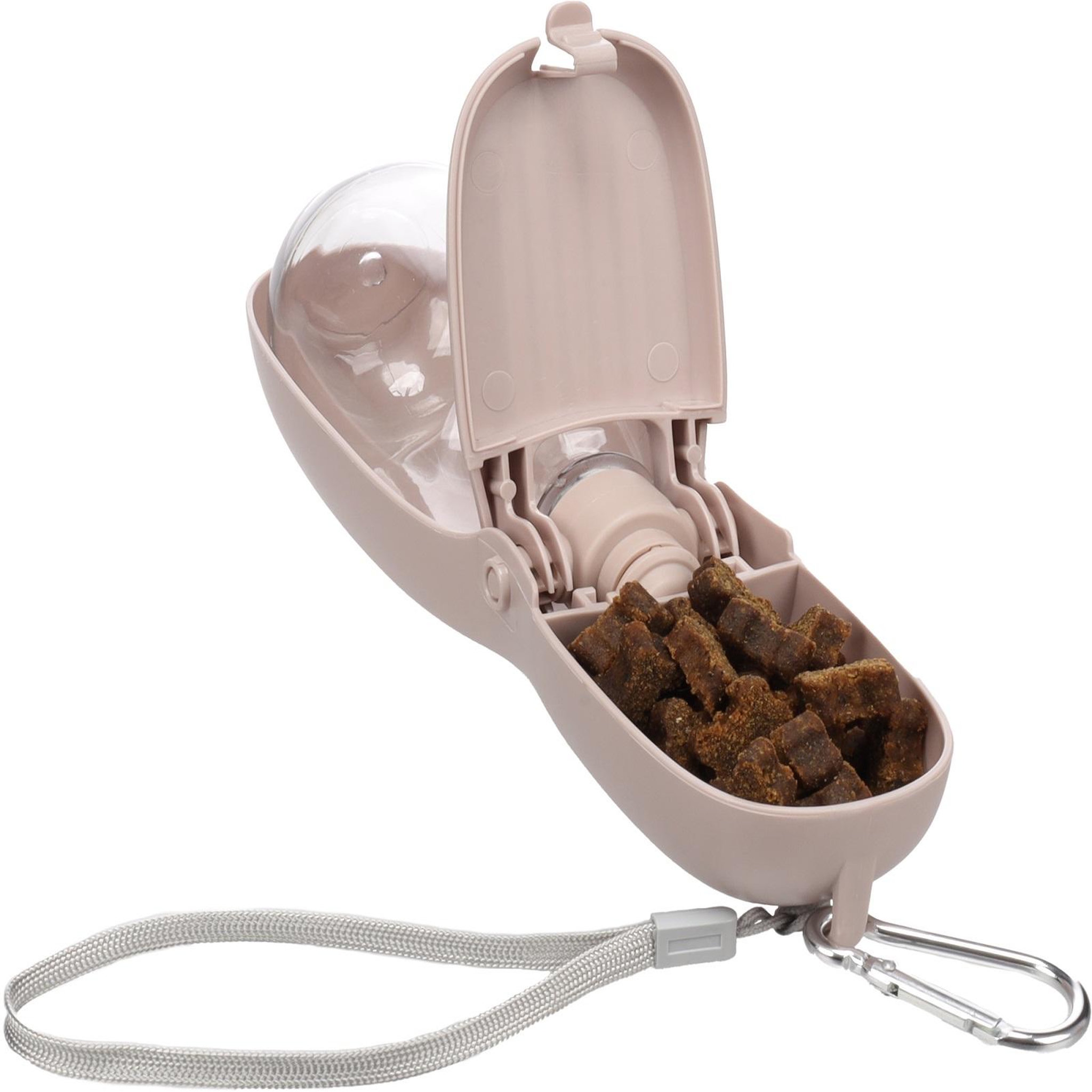 Voir la diapositive 3 : Eden Bouteille d'eau portable avec compartiment a friandises pour chien
