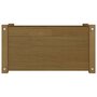Voir la diapositive 3 : VIDAXL Jardiniere d'exterieur Marron miel 60x31x31 cm Bois de pin