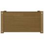 Voir la diapositive 3 : VIDAXL Jardiniere d'exterieur Marron miel 60x31x31 cm Bois de pin