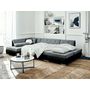 Voir la diapositive 4 : LISA DESIGN Vermont - canapé panoramique d'angle gauche - 7 places - convertible - en simili et tissu