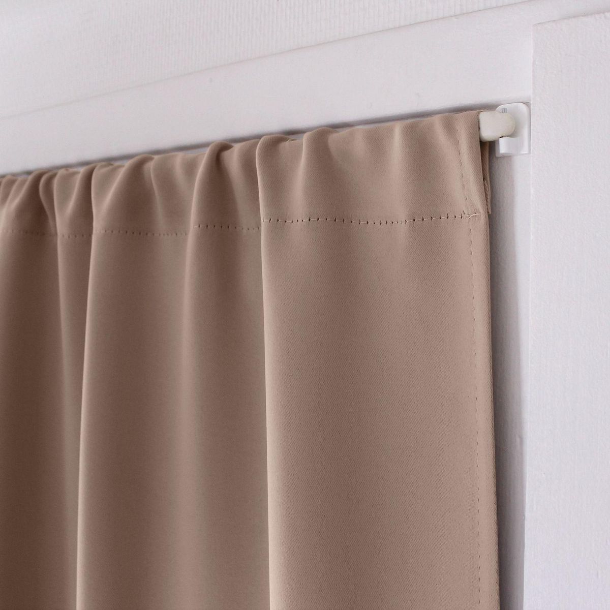 TOILINUX Rideau de porte occultant REGLISSE